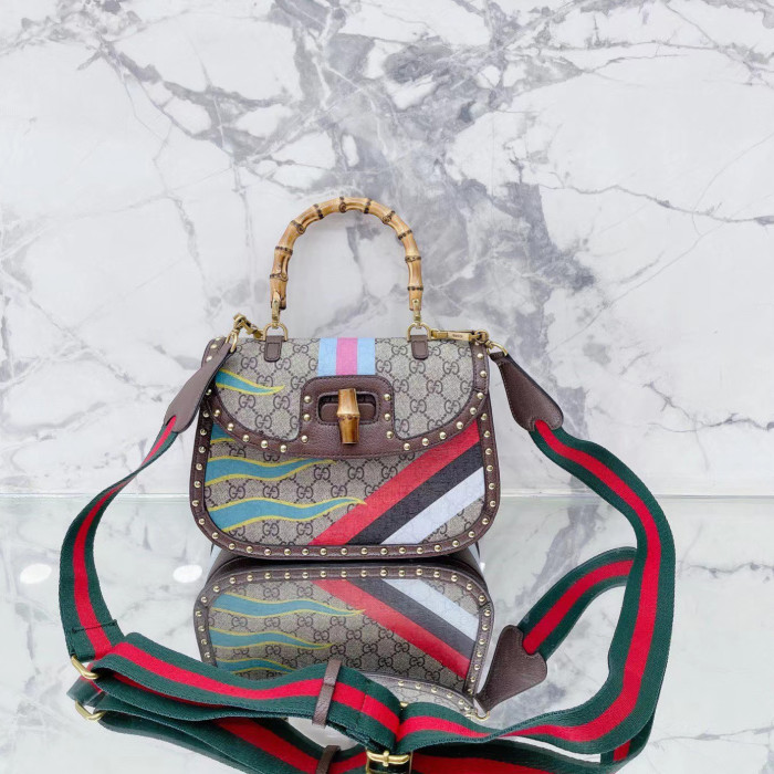 Gucci Bamboo Handle Locking Shoulder Crossbody Tote Bag Bags #nigo54146