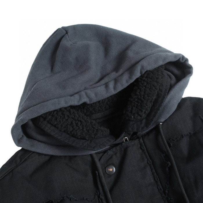Balenciaga Old effect thick Hooded Jacket #nigo8543