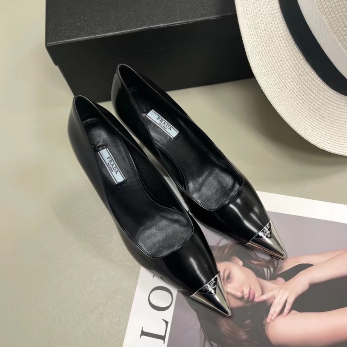 Saint Laurent NIGO Metal Pointed-Toe High-Heel Back Sandals Shoes #nigo54649