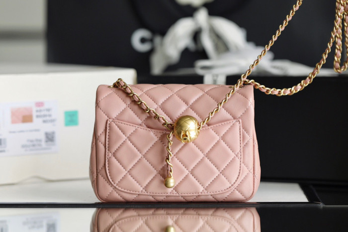 Chanel Flap Bag Small Golden Ball, Single Shoulder Messenger Bag Multicolor Double Size Leather Bags #nigo55243