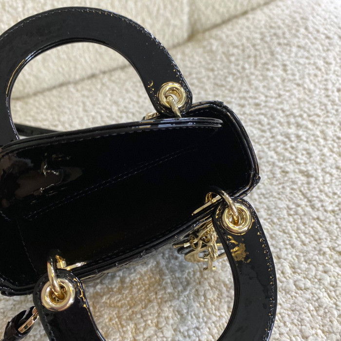 Dior Lady-D-Joy Bag NIGO Leather Carrying Chain Bag #nigo21446