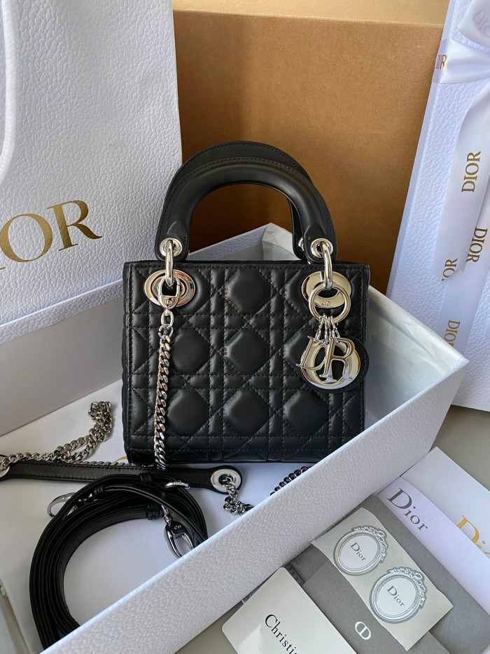 Dior Lady-D-Joy Bag NIGO Leather Carrying Chain Bag #nigo21446