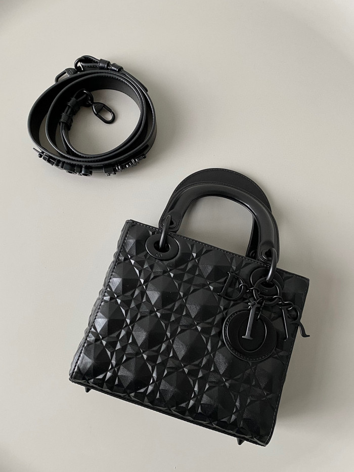 Dior Lady-D-Joy Bag NIGO Leather Carrying Chain Bag #nigo21446