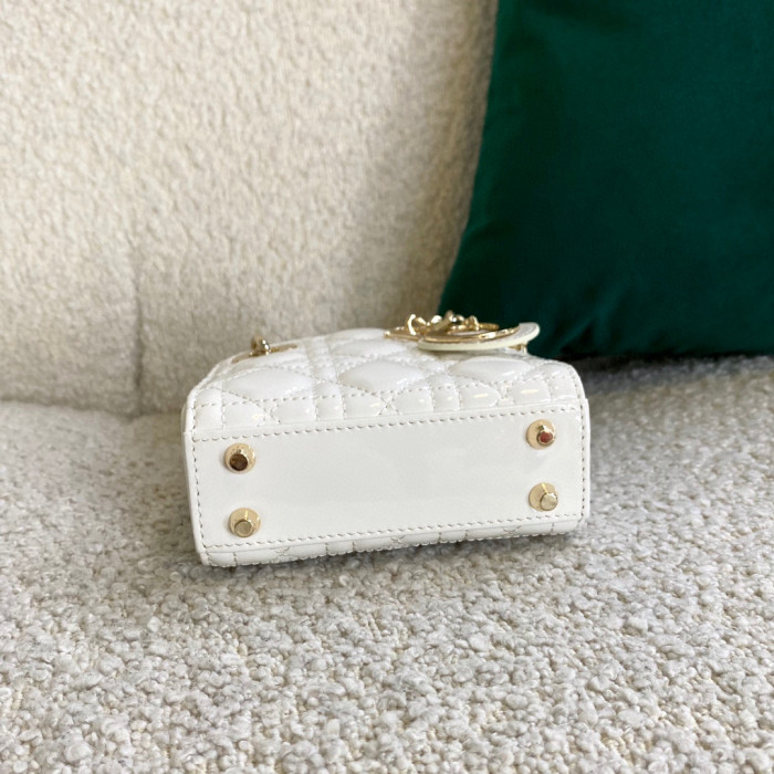 Dior Lady-D-Joy Bag NIGO Leather Carrying Chain Bag #nigo21446