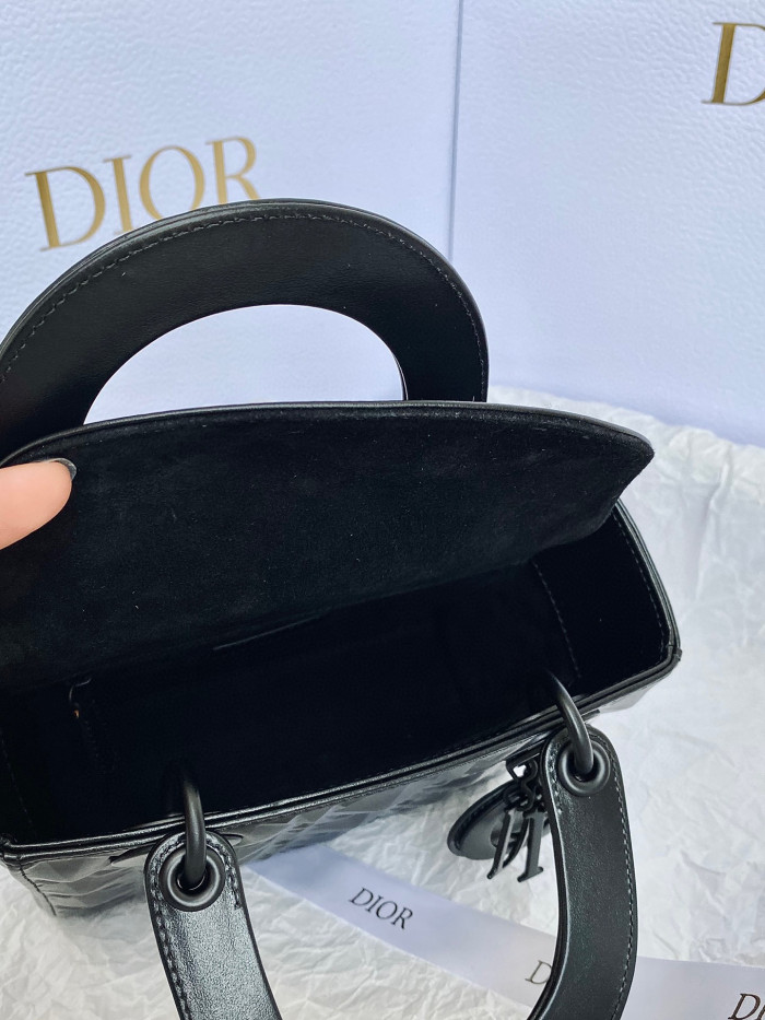 Dior Lady-D-Joy Bag NIGO Leather Carrying Chain Bag #nigo21446