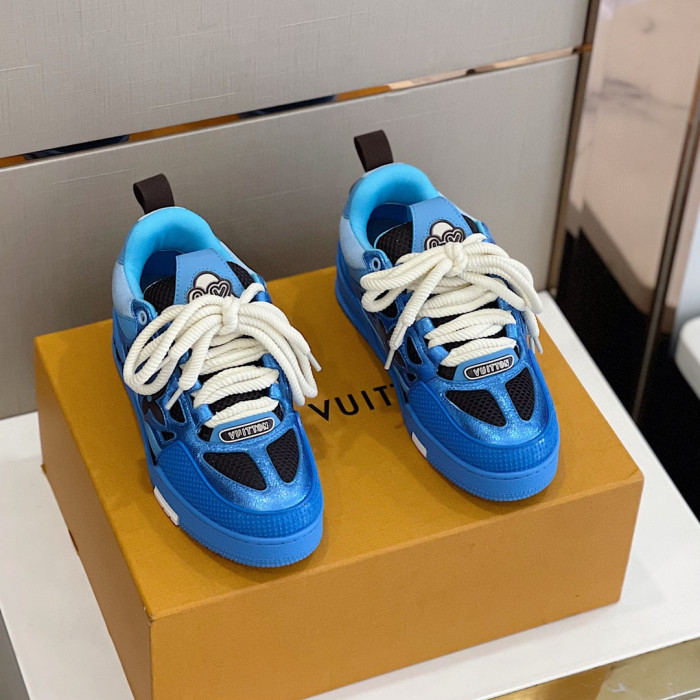 Louis Vuitton Sports Bread Pring Soled Sneaker Shoes #nigo7583