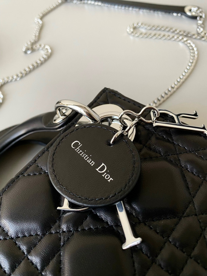 Dior Lady-D-Joy Bag NIGO Leather Carrying Chain Bag #nigo21446