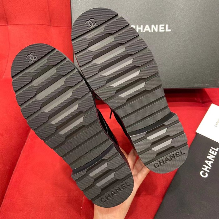 Chanel Women's Leather Rhombus Ankle Casual Shoes #nigo51587