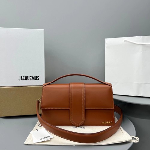 Jacquemus Women's Leather Wide Strap Crossbody Bag #nigo51437