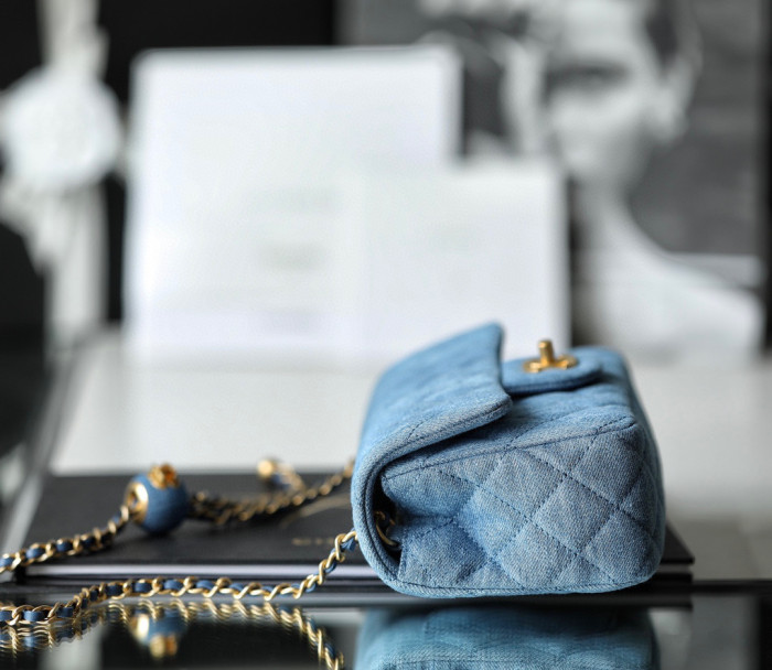 Chanel Flap Bag Small Golden Ball, Single Shoulder Messenger Bag Multicolor Double Size Leather Bags #nigo55243