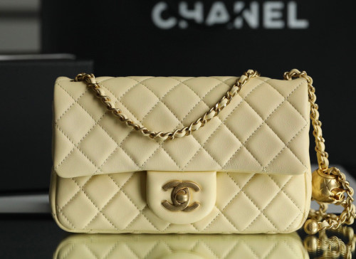 Chanel Flap Bag Small Golden Ball, Single Shoulder Messenger Bag Multicolor Double Size Leather Bags #nigo55243