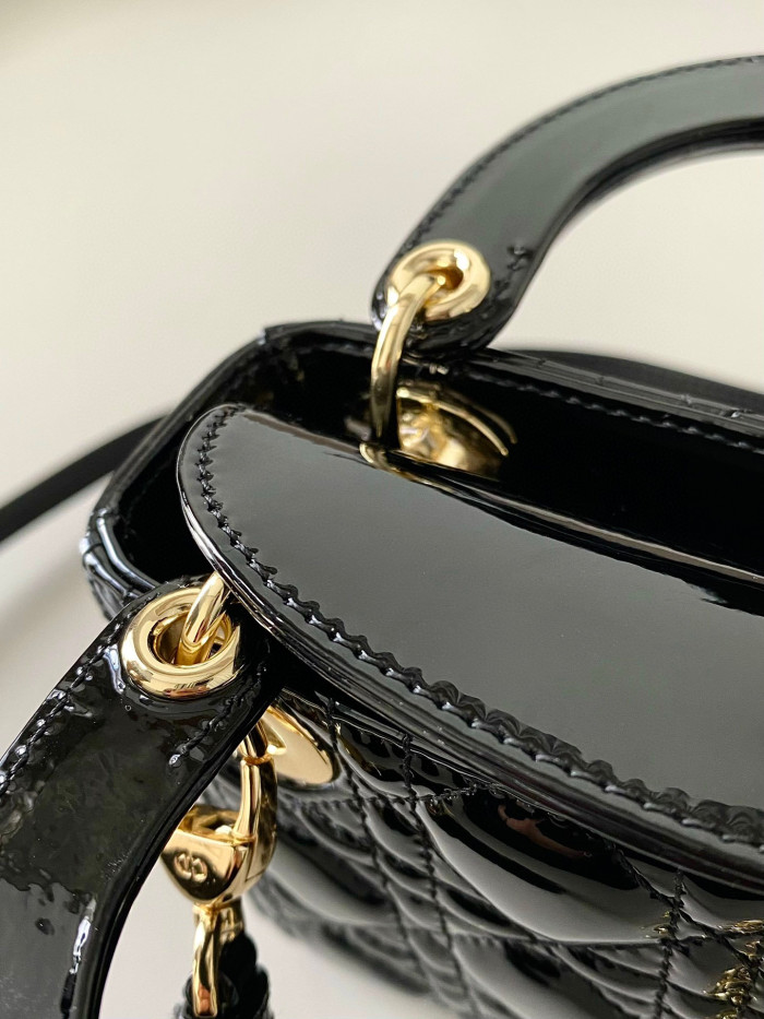 Dior Lady-D-Joy Bag NIGO Leather Carrying Chain Bag #nigo21446