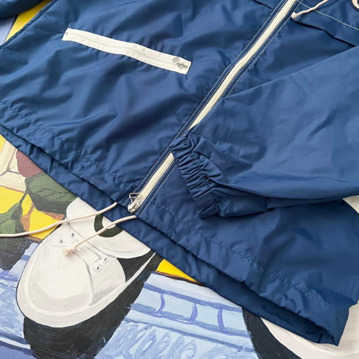 Gucci Blue Hooded Zip Jacket #nigo5771