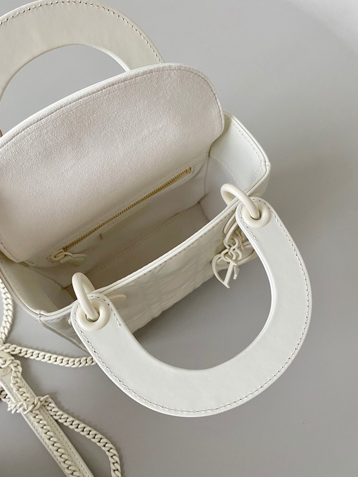 Dior Lady-D-Joy Bag NIGO Leather Carrying Chain Bag #nigo21446