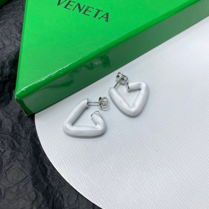 Bottega Veneta Triangle Enamel Earring Jewelry #nigo89157