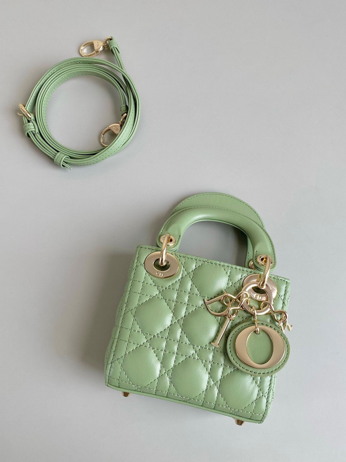 Dior Lady-D-Joy Bag NIGO Leather Carrying Chain Bag #nigo21446