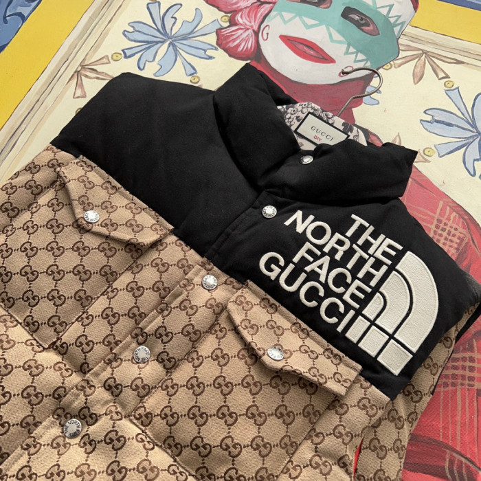 Gucci The North Face Down Jacket Padded Vest Jacket Coat #nigo6395