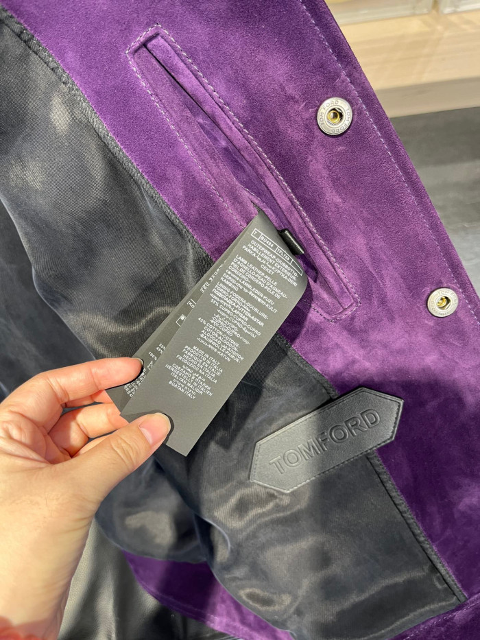 TomFord Cashmere Suede Western Jacket Coat #nigo7885