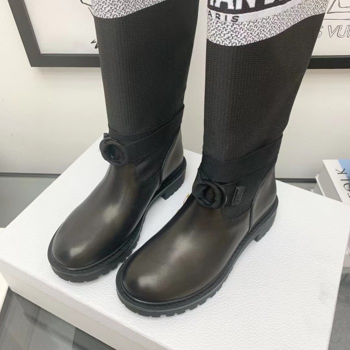 Dior Logo High Boots For Women's With Monogrammed Shoes #nigo51876