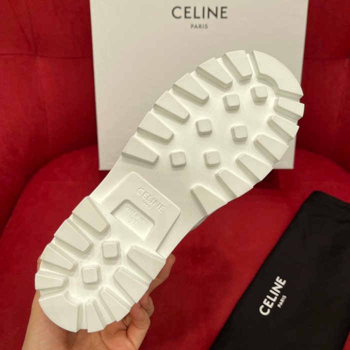 Celine Women's Canvas Mid Boots Casual Shoes #nigo51447