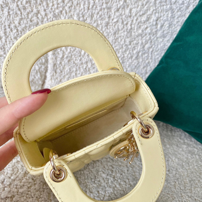 Dior Lady-D-Joy Bag NIGO Leather Carrying Chain Bag #nigo21446