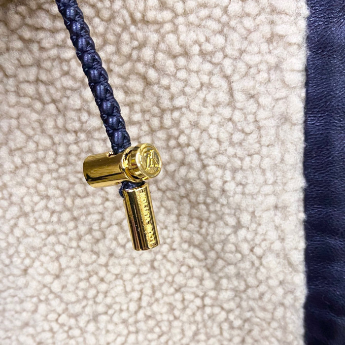 Louis Vuitton 100% Wool jacket leather coat Jacket #nigo59269