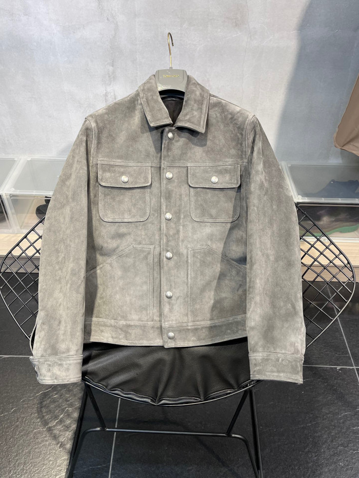 TomFord Cashmere Suede Western Jacket Coat #nigo7885