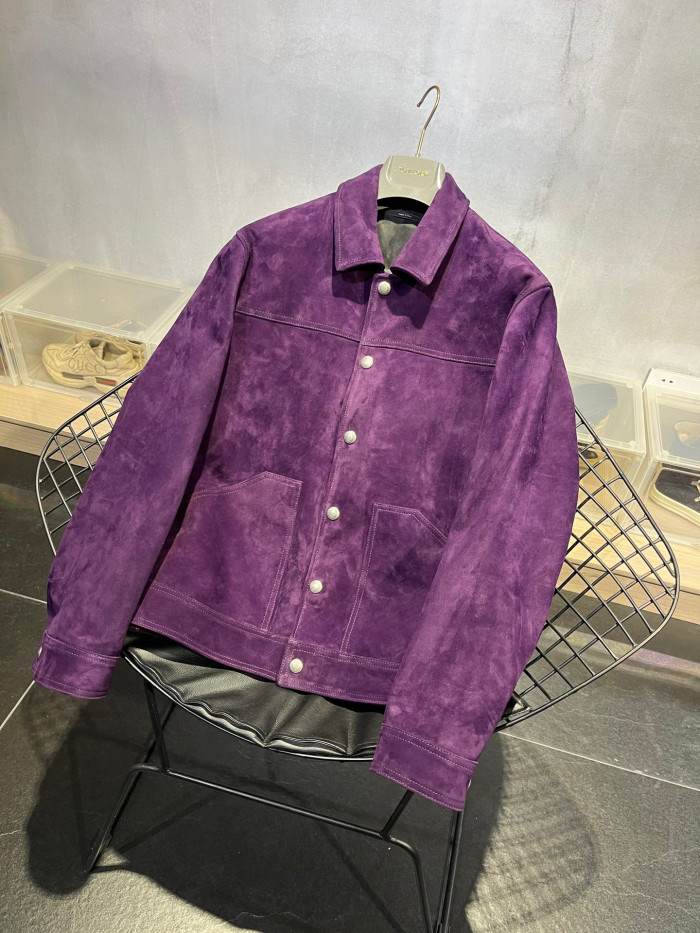 TomFord Cashmere Suede Western Jacket Coat #nigo7885