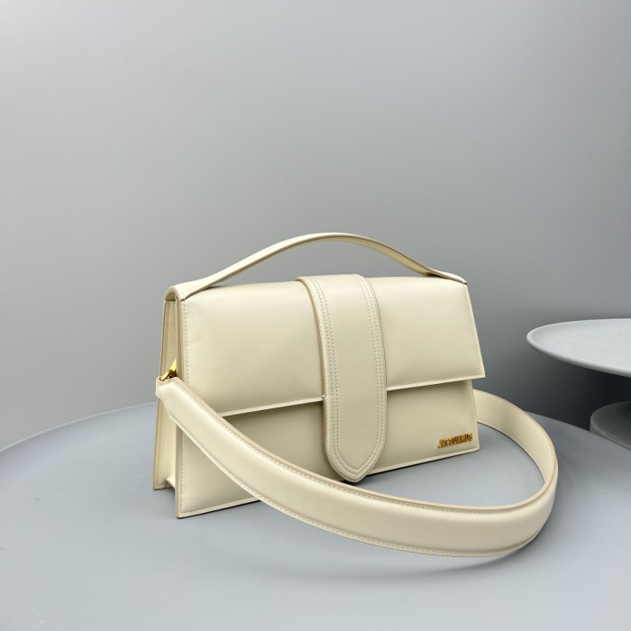 Jacquemus Women's Leather Wide Strap Crossbody Bag #nigo51437