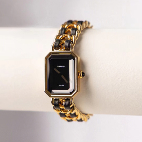 Chanel Women's Leather Chain Bracelet Watch #nigo52288