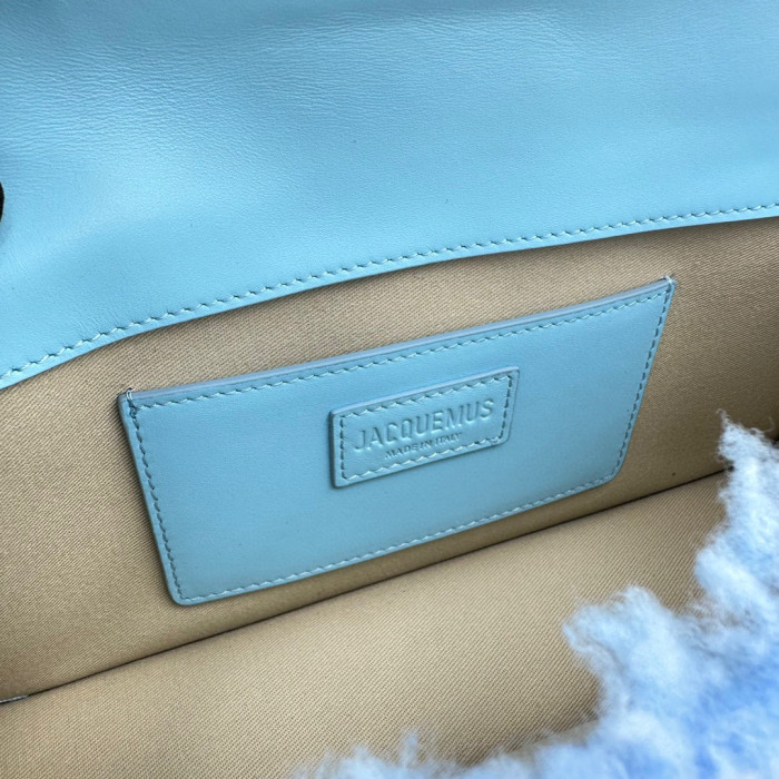 Jacquemus Single Color Lamb Wool Shoulder Bag #nigo3413
