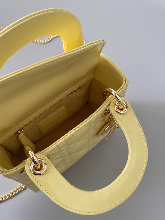 Dior Lady-D-Joy Bag NIGO Leather Carrying Chain Bag #nigo21446