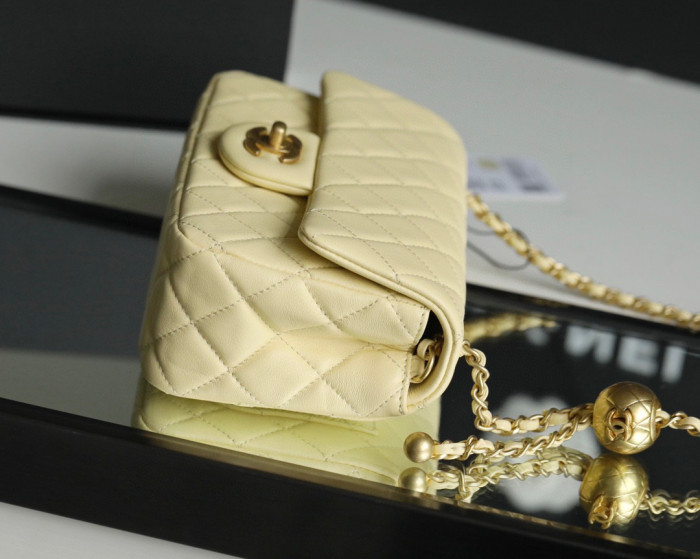 Chanel Flap Bag Small Golden Ball, Single Shoulder Messenger Bag Multicolor Double Size Leather Bags #nigo55243