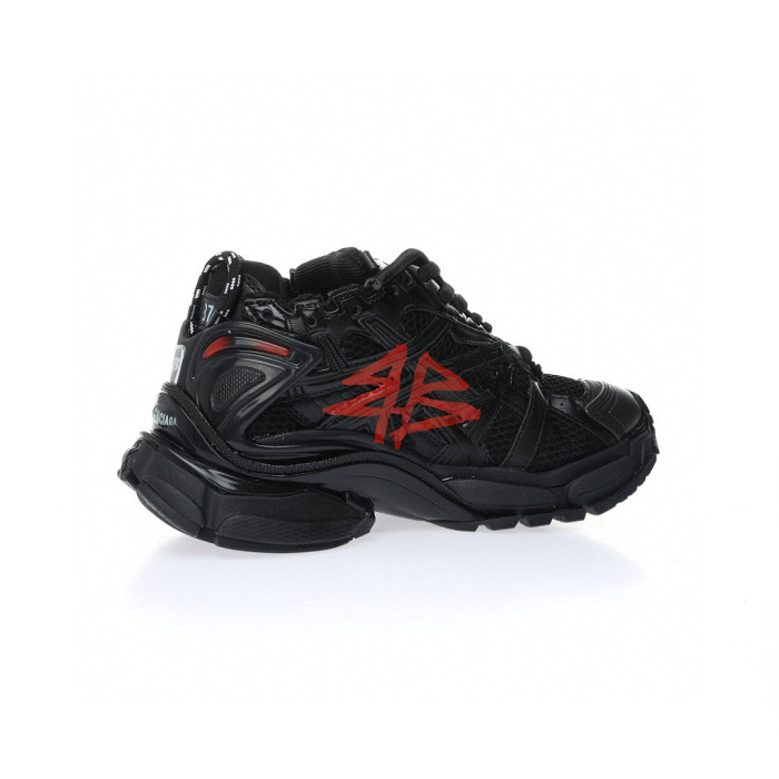 Balenciaga Runner GRAFFITI Thick Soled Letter Lace Up Dad Sneaker Shoes #nigo21732