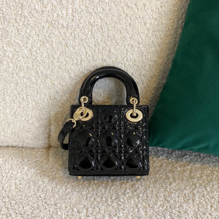 Dior Lady-D-Joy Bag NIGO Leather Carrying Chain Bag #nigo21446