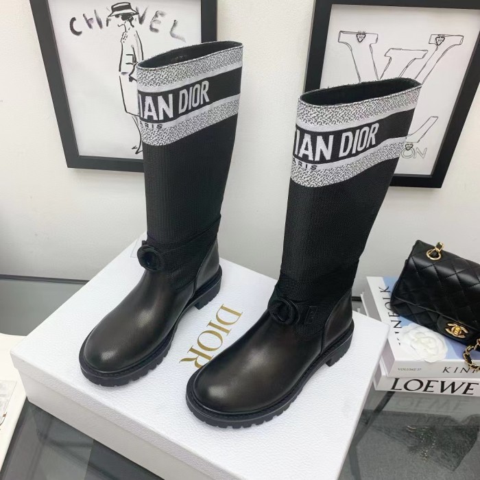 Dior Logo High Boots For Women's With Monogrammed Shoes #nigo51876