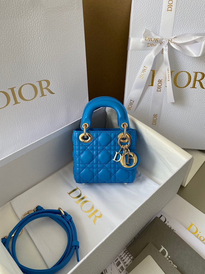 Dior Lady-D-Joy Bag NIGO Leather Carrying Chain Bag #nigo21446