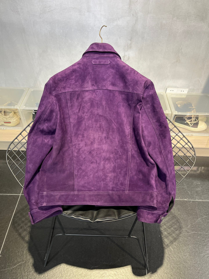 TomFord Cashmere Suede Western Jacket Coat #nigo7885