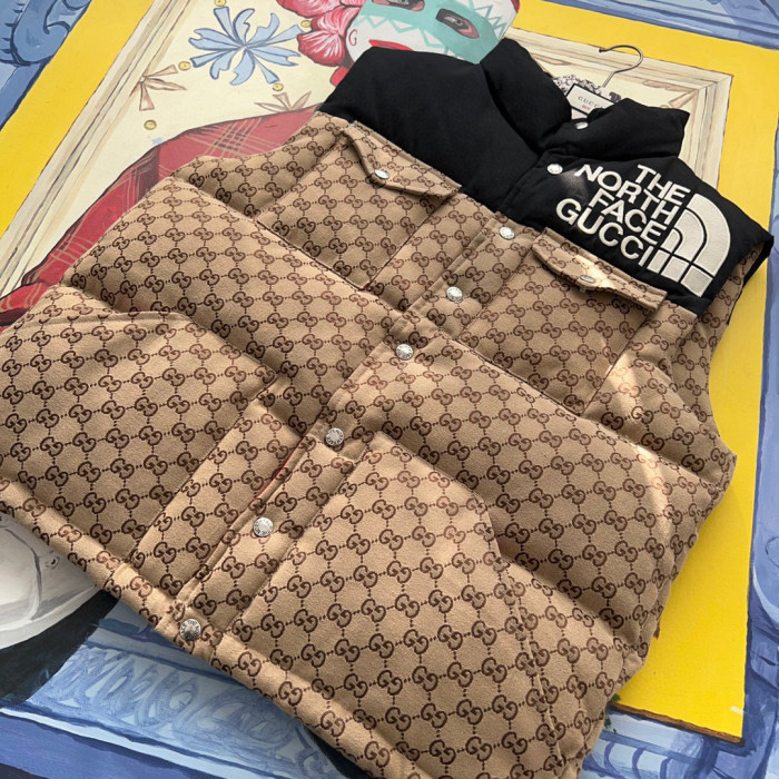 Gucci The North Face Down Jacket Padded Vest Jacket Coat #nigo6395