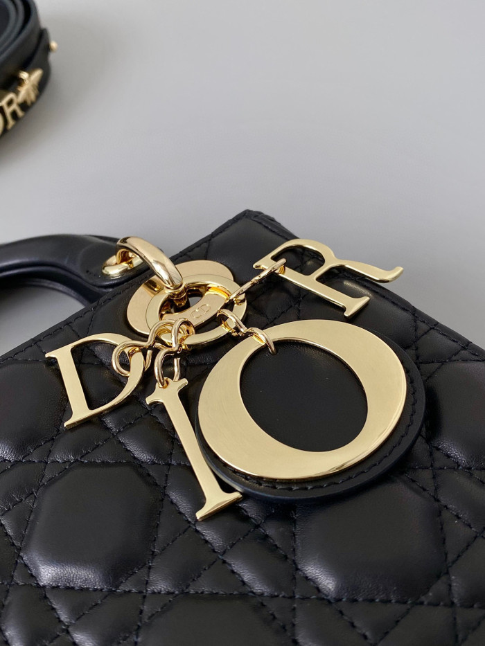 Dior Lady-D-Joy Bag NIGO Leather Carrying Chain Bag #nigo21446