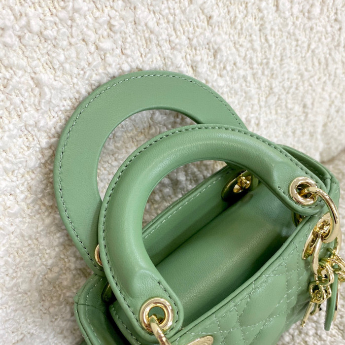Dior Lady-D-Joy Bag NIGO Leather Carrying Chain Bag #nigo21446