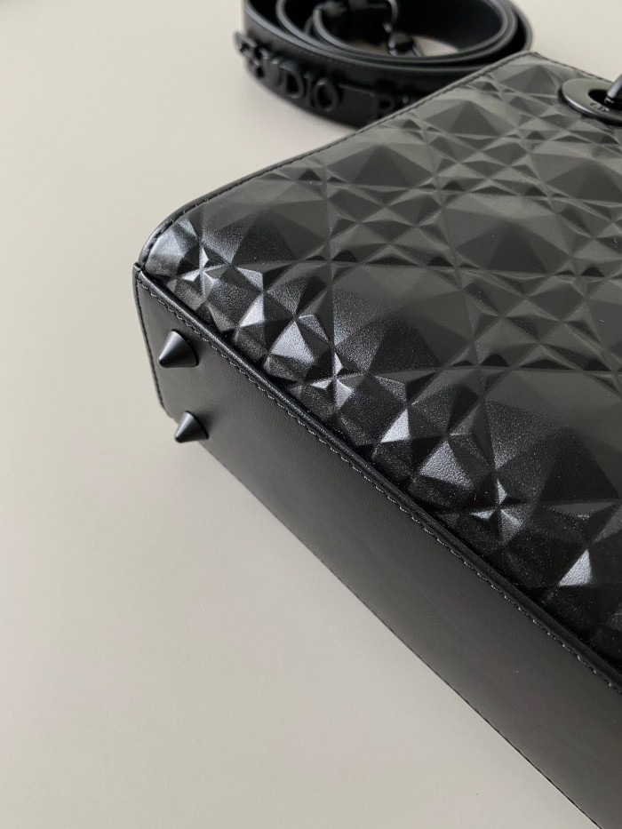 Dior Lady-D-Joy Bag NIGO Leather Carrying Chain Bag #nigo21446