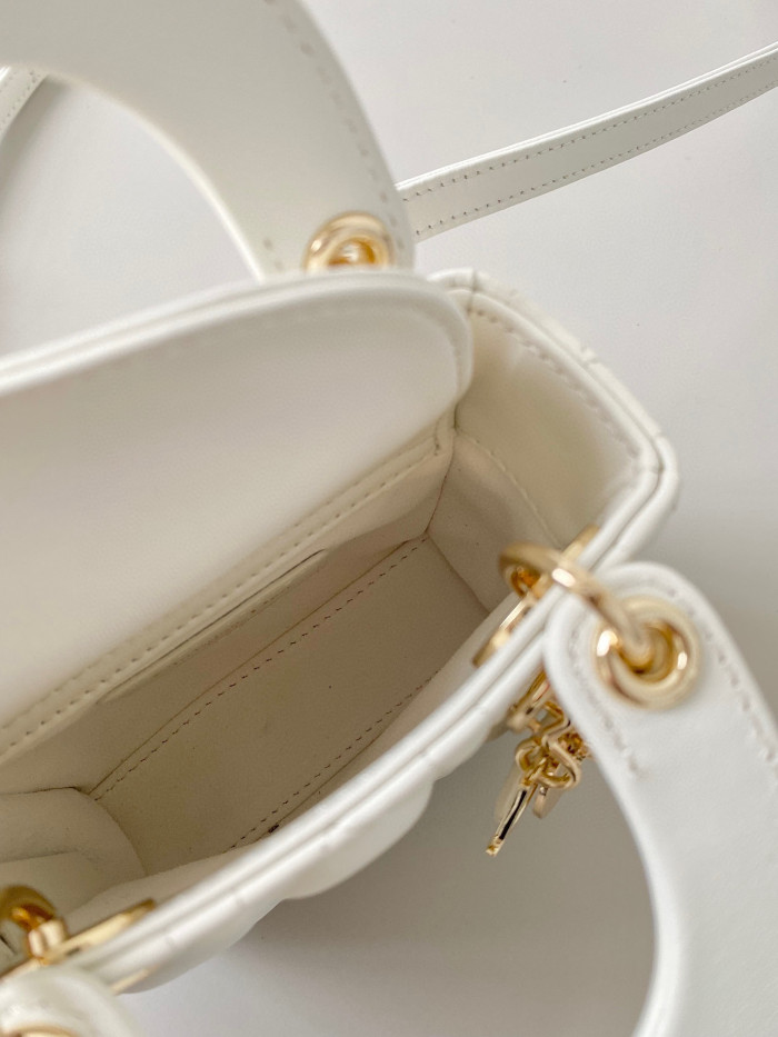 Dior Lady-D-Joy Bag NIGO Leather Carrying Chain Bag #nigo21446