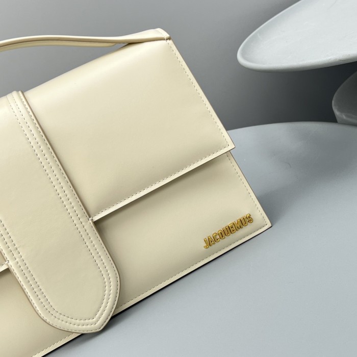 Jacquemus Women's Leather Wide Strap Crossbody Bag #nigo51437