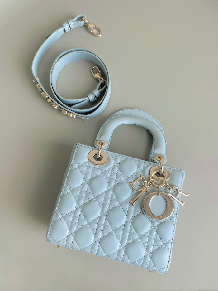Dior Lady-D-Joy Bag NIGO Leather Carrying Chain Bag #nigo21446