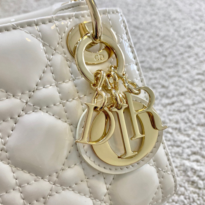 Dior Lady-D-Joy Bag NIGO Leather Carrying Chain Bag #nigo21446