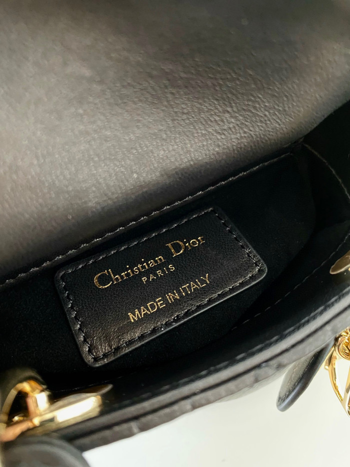 Dior Lady-D-Joy Bag NIGO Leather Carrying Chain Bag #nigo21446