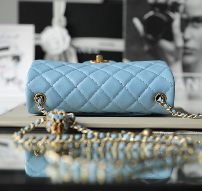 Chanel Flap Bag Small Golden Ball, Single Shoulder Messenger Bag Multicolor Double Size Leather Bags #nigo55243