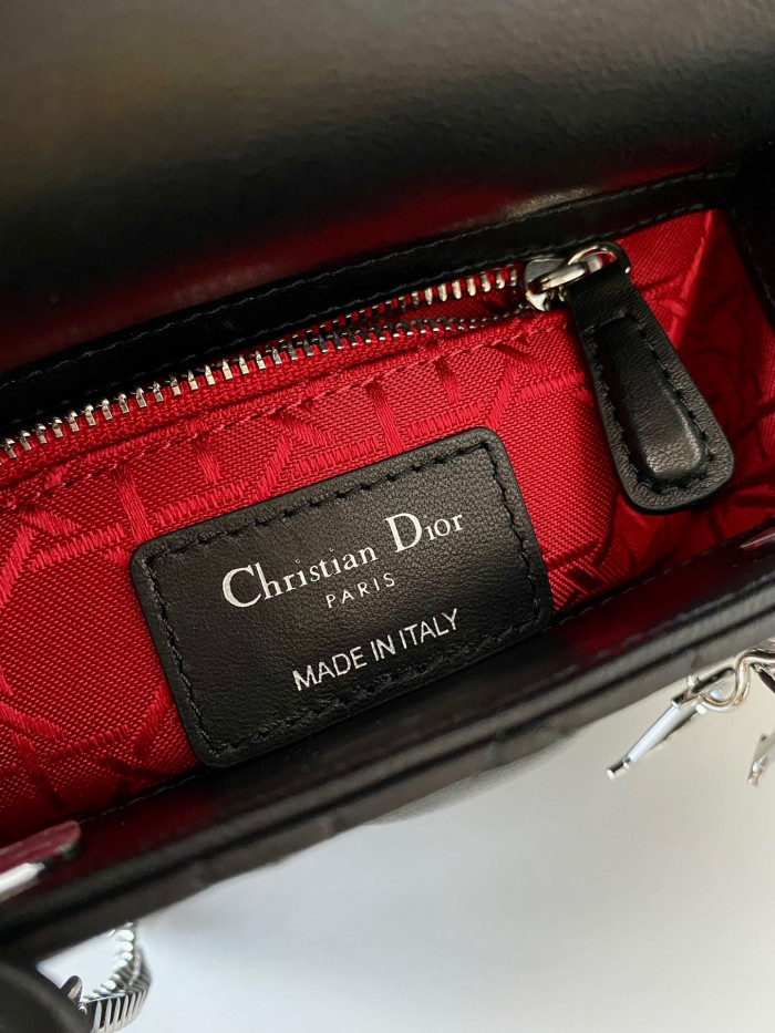 Dior Lady-D-Joy Bag NIGO Leather Carrying Chain Bag #nigo21446