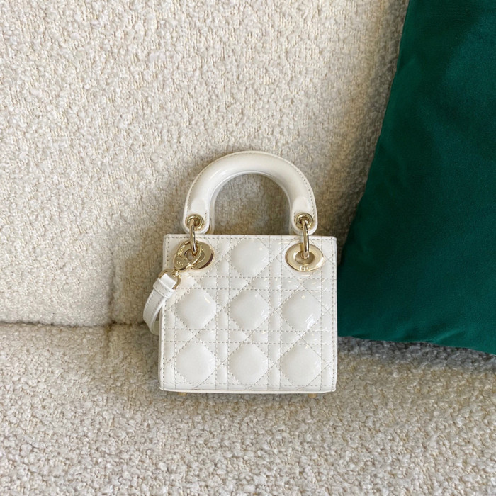 Dior Lady-D-Joy Bag NIGO Leather Carrying Chain Bag #nigo21446
